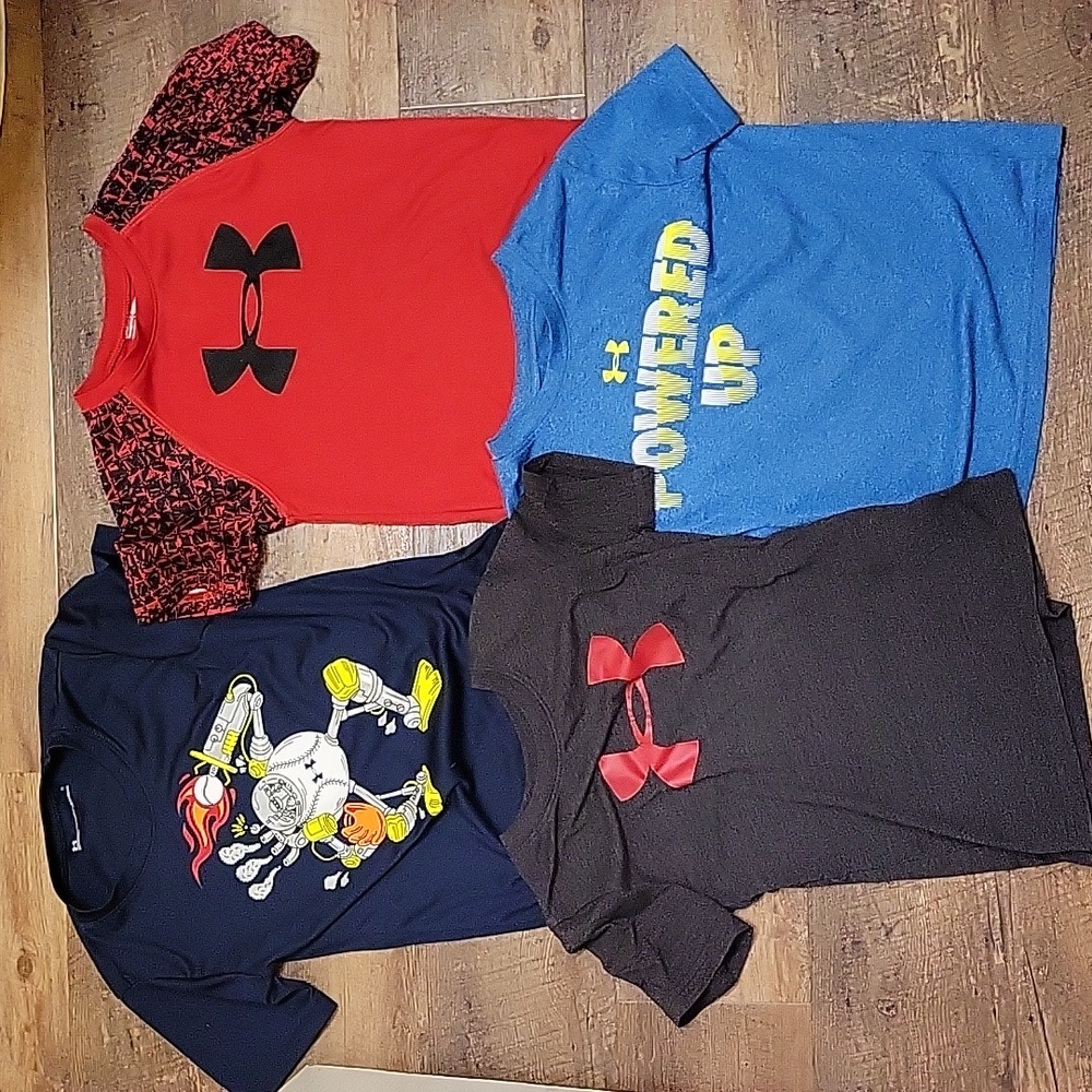 4 Boys Under Armour tees